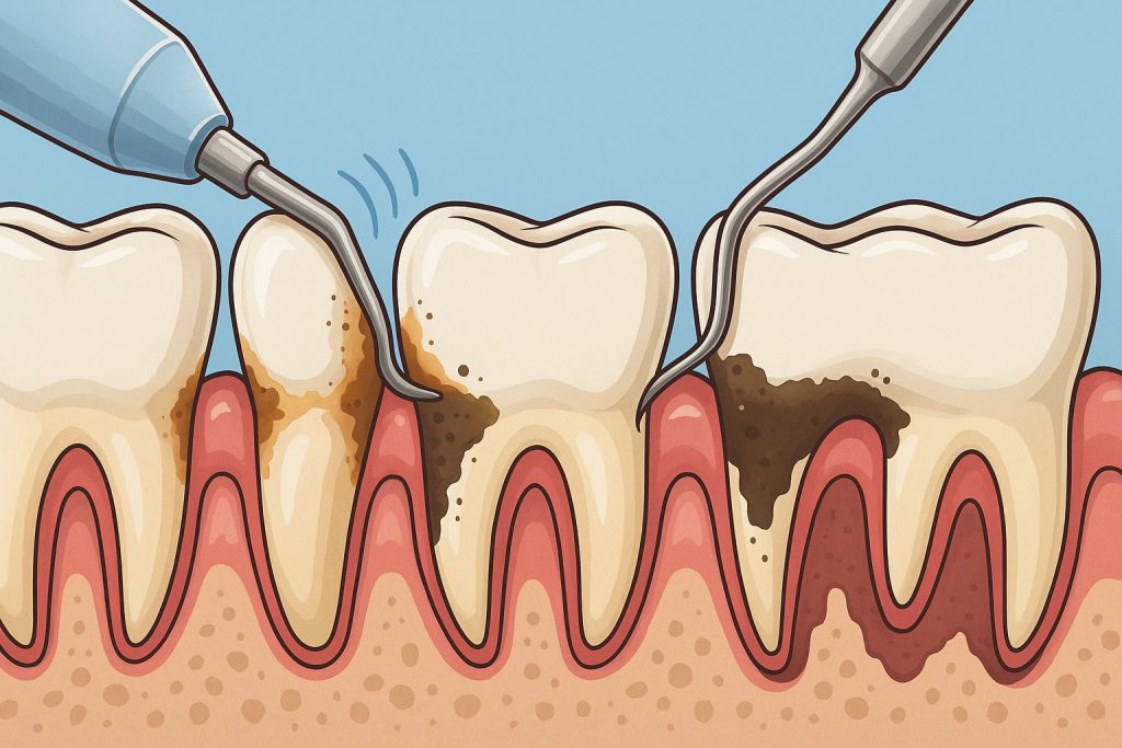 Perawatan Periodontitis dengan Scaling Gigi dan Root Planing