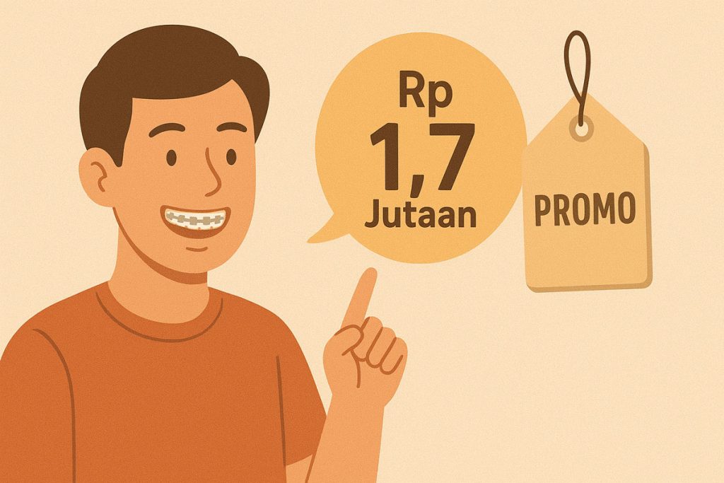 Biaya Pasang Behel Metal Cuma Rp1,7 Jutaan, Ambil Promonya!