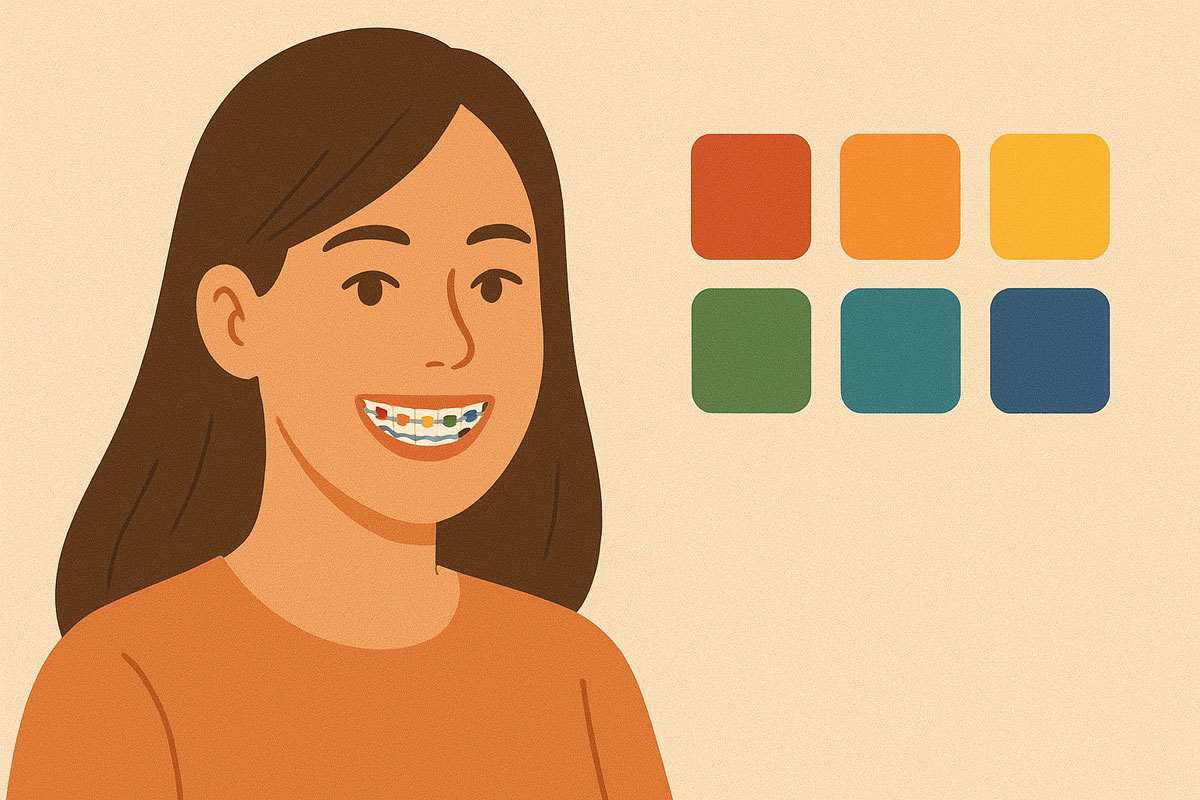 Pilihan Warna Karet Behel Gak Pudar, Cocok untuk Kulit Indonesia!