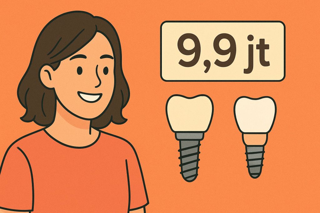 Termurah! Biaya Implan Gigi Mulai 9,9 Juta di Klinik Terpercaya