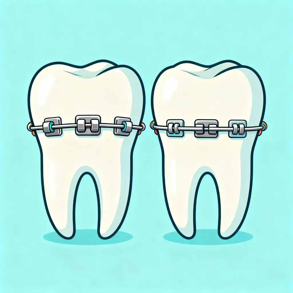 Behel Metal Konvensional vs Self-Ligating