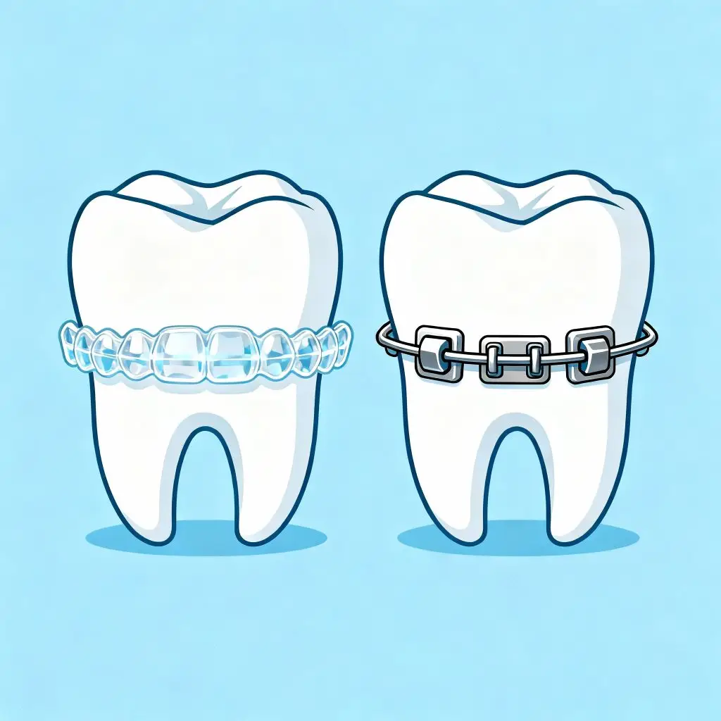 Clear Aligner vs Behel Tradisional
