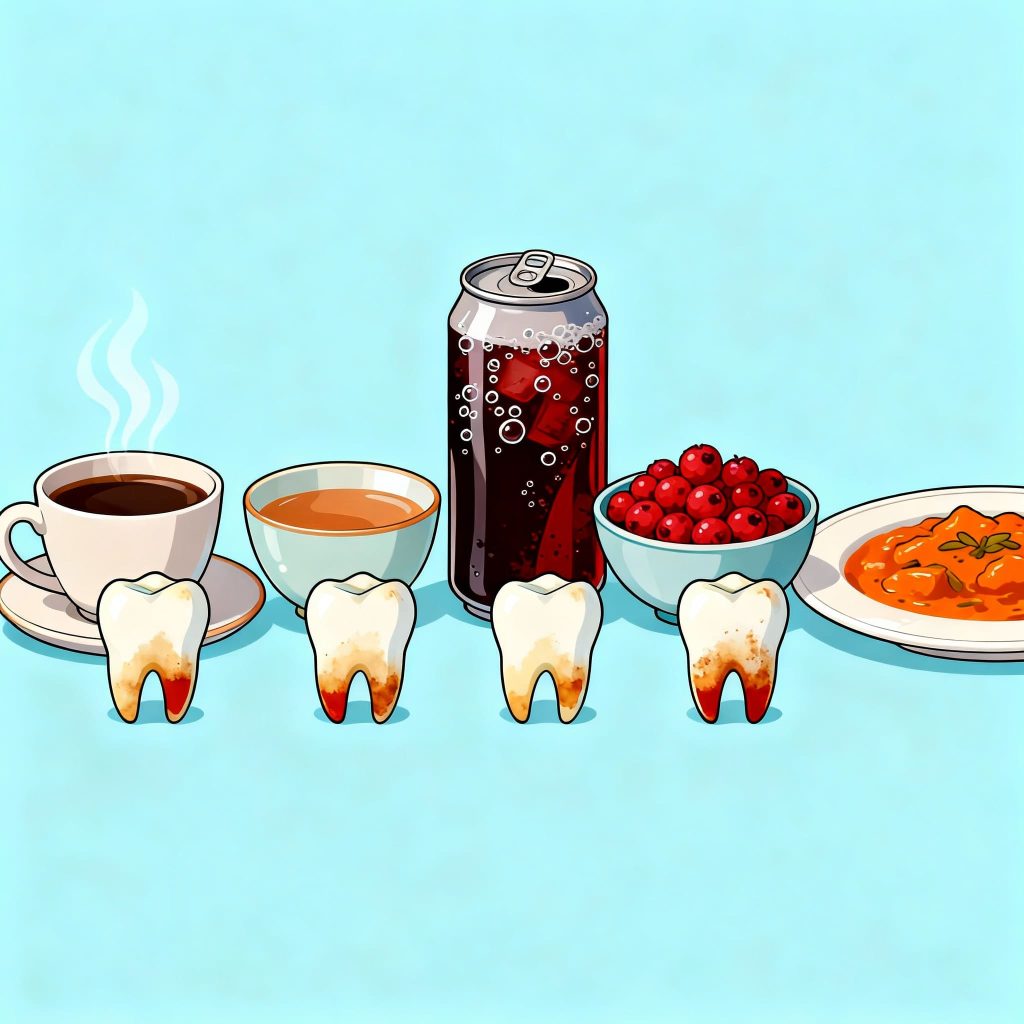 Makanan dan Minuman Penyebab Noda Gigi