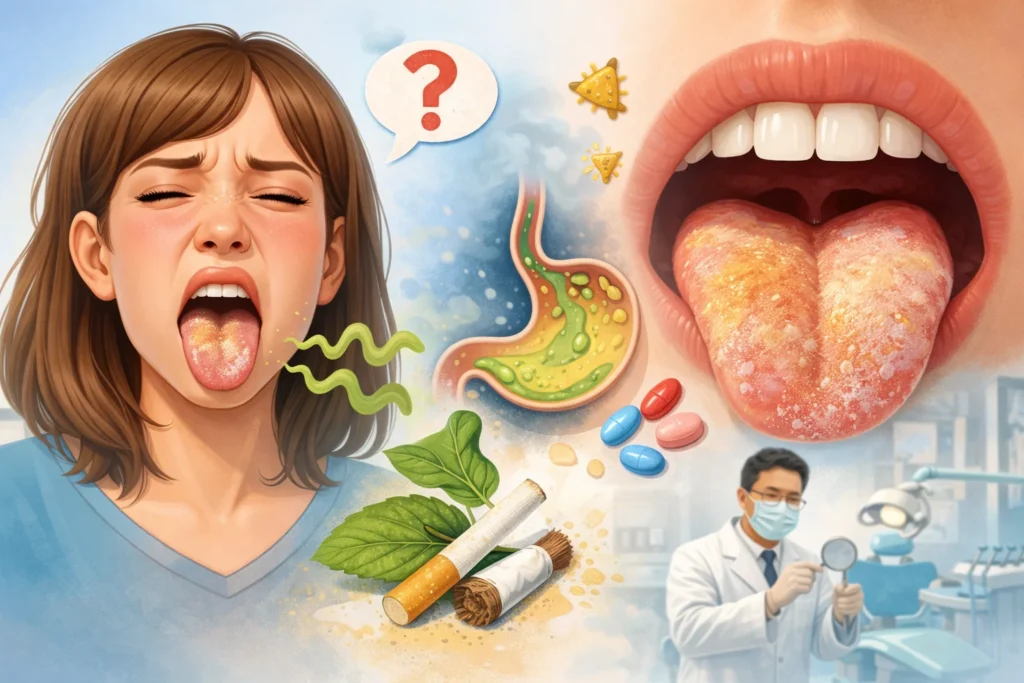 Ketahui penyebab mulut terasa pahit dan cara mengatasinya. Cari tahu kapan perlu ke dokter gigi. Konsultasi di Sozo Dental Clinic sekarang.