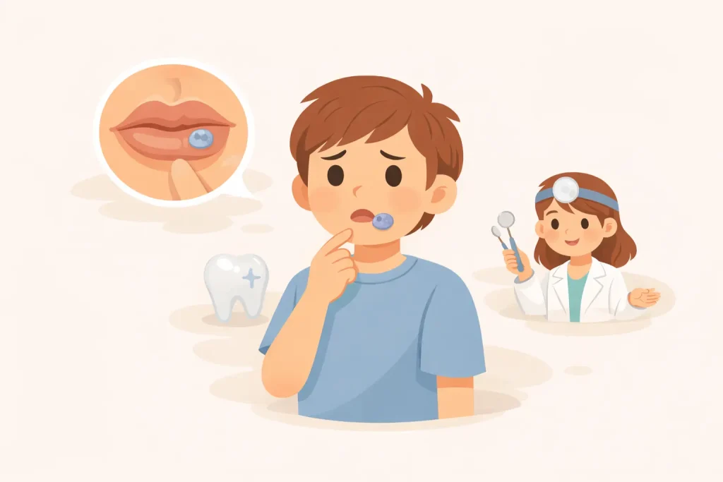 Benjolan di Bibir Tapi Tidak Sakit Waspada Mucocele atau Bukan