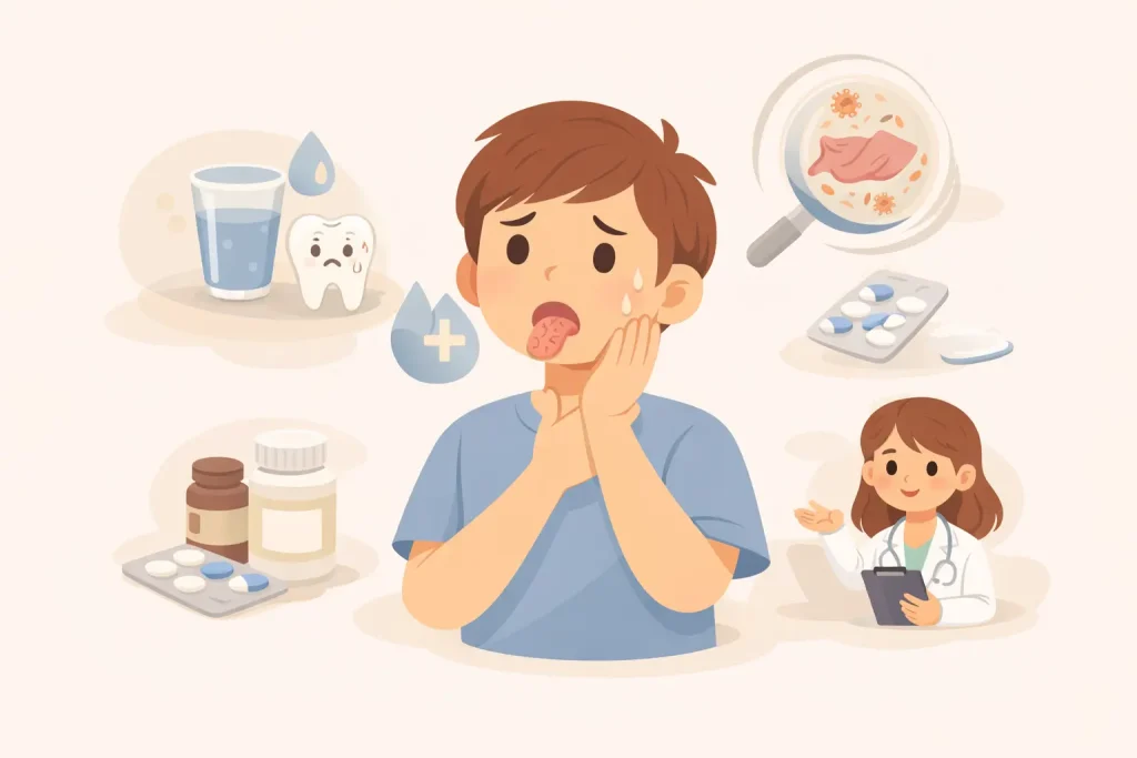 Mulut Terasa Kering Kurang Minum atau Gangguan Kesehatan?