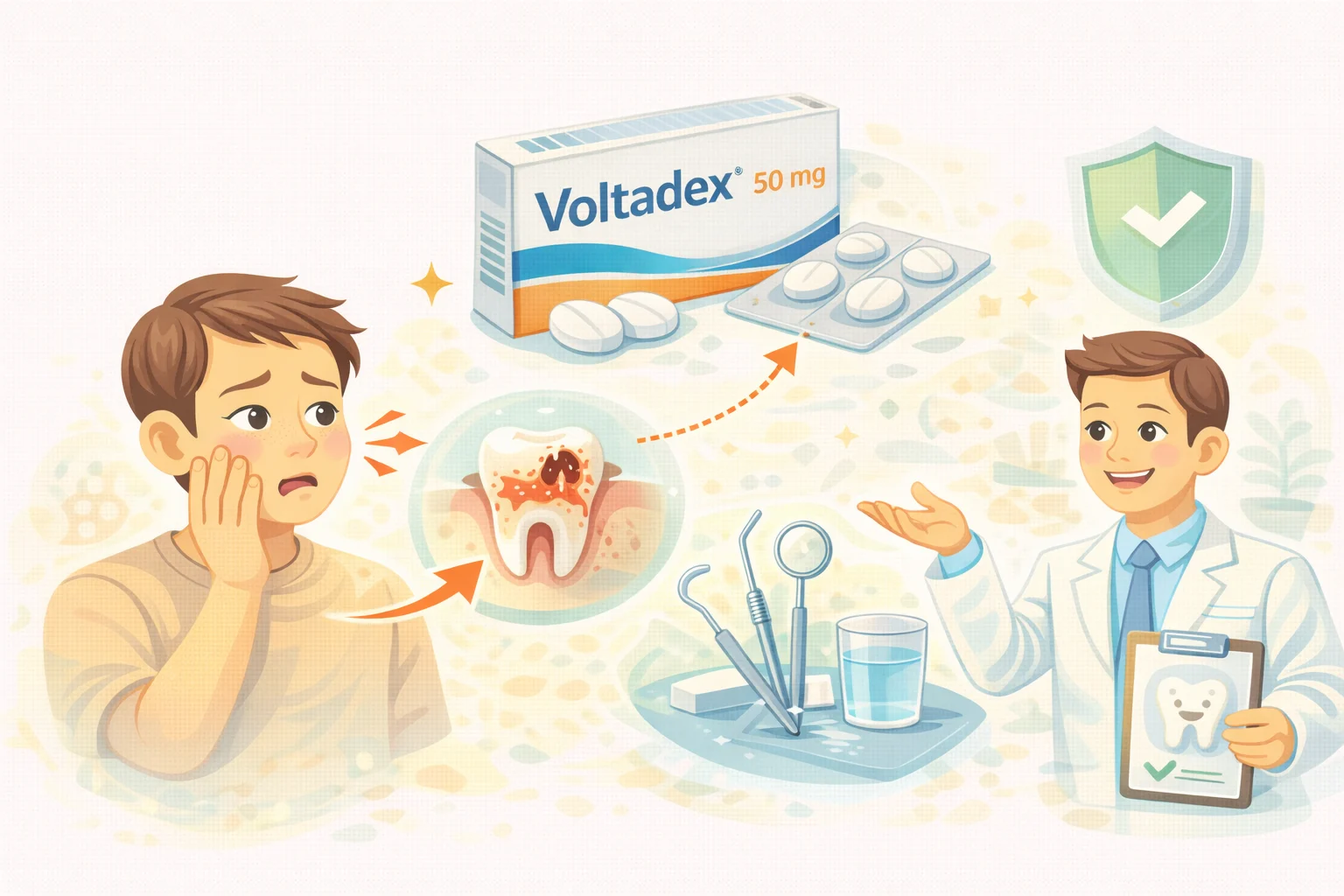 Voltadex 50 mg Obat Apa Aman Nggak Sih untuk Nyeri Gigi Kuat