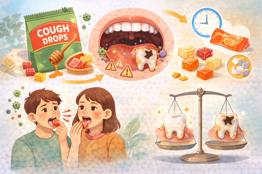 Apakah Permen Obat Batuk Aman untuk Gigi jika Sering Dikonsumsi?