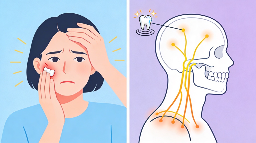 Saraf Gigi ke Kepala: Kenapa Sakit Gigi Bisa Bikin Pusing & Pegal?