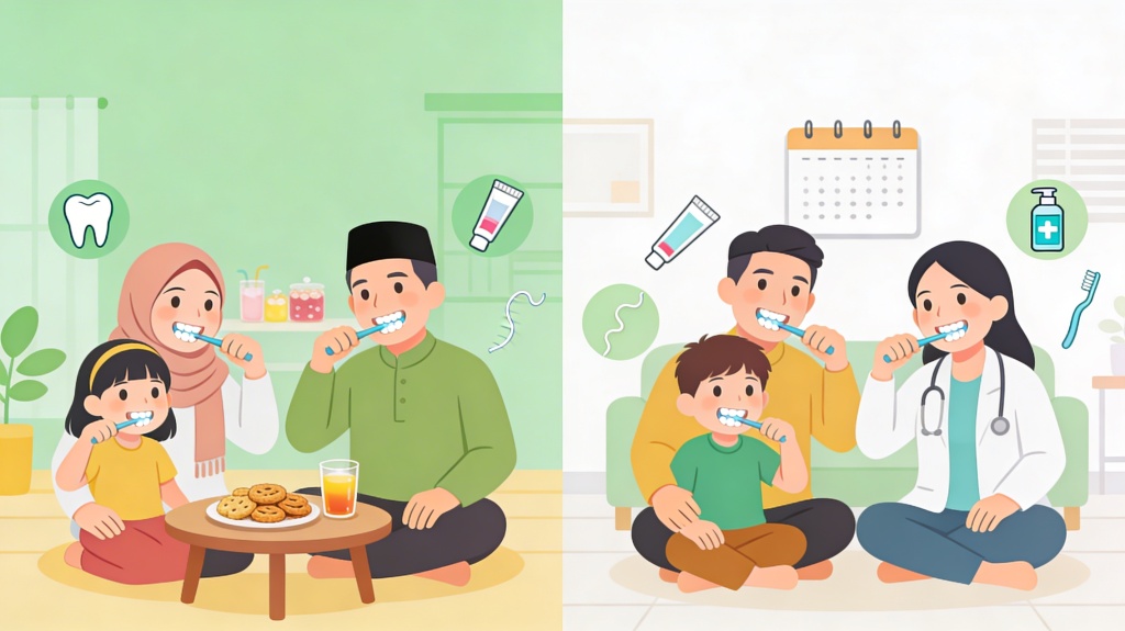 Panduan Kesehatan Gigi dan Mulut Keluarga Menjelang serta Setelah Lebaran