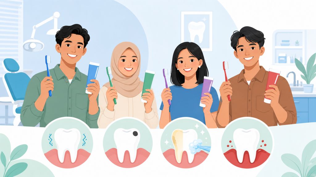 Merk Pasta Gigi Terbaik & Cara Memilih Sesuai Masalah Gigi