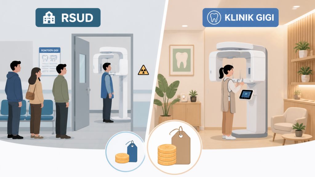 Biaya Rontgen Gigi di RSUD & Bedanya dengan di Klinik Gigi