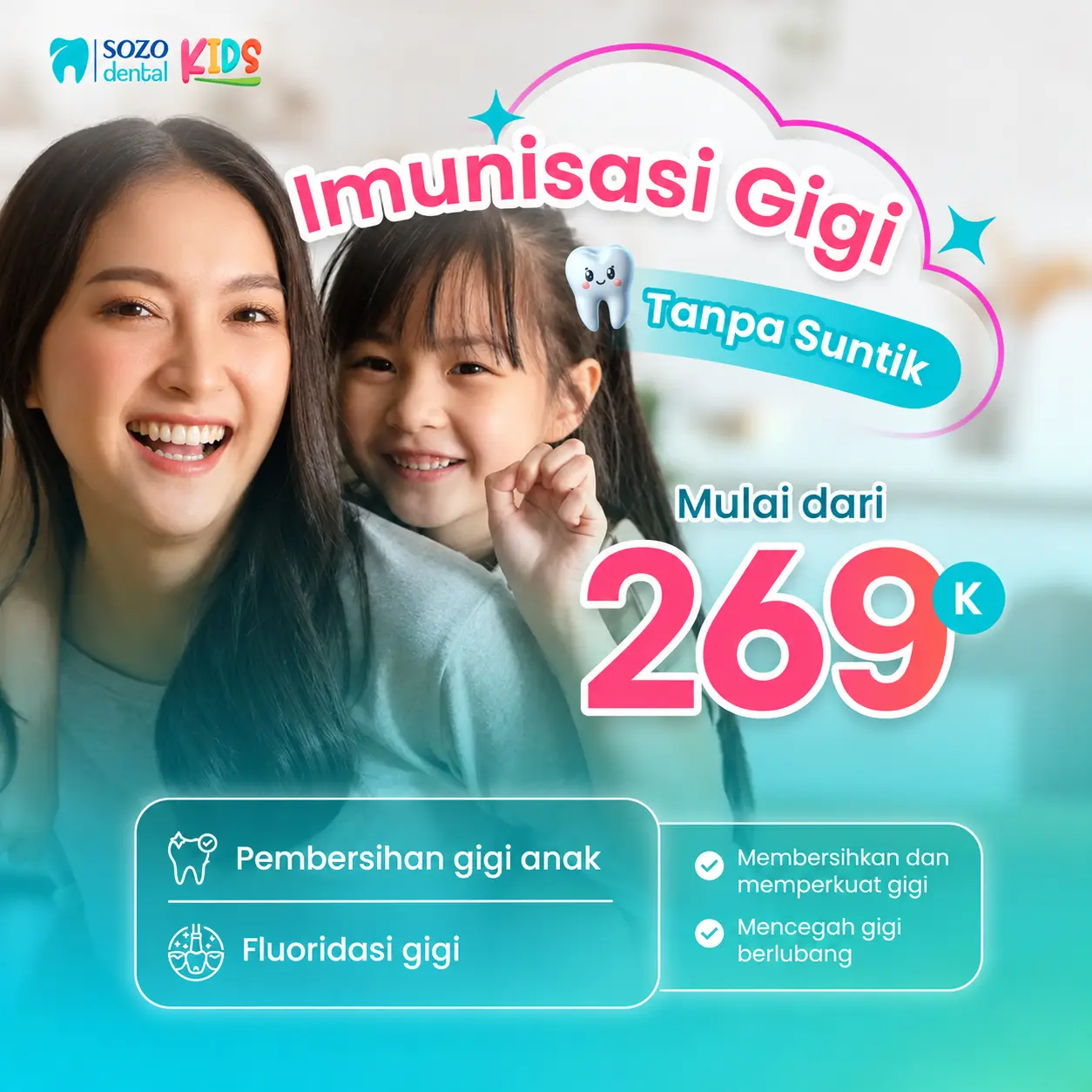 imunisasi gigi berapa - harga scaling - klinik gigi sozo dental